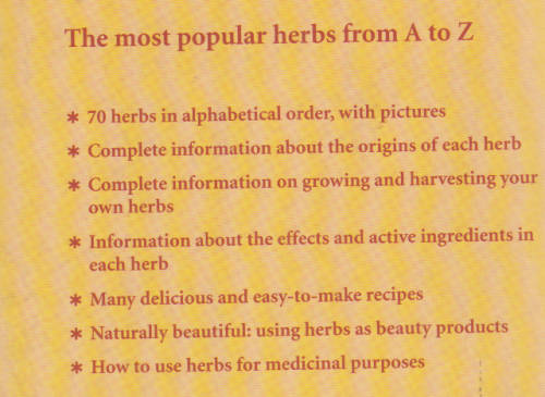 Dumont`s Lexicon of Herbs-GrowingCuisineCosmeticHealth Effects (Small Hard cover)