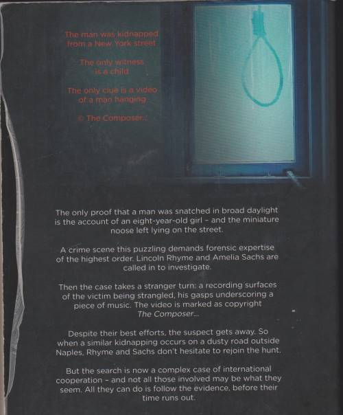 Jeffery Deaver The Burial Hour  (Large soft cover)