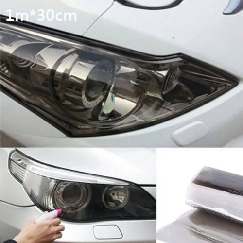 Light Black Taillight Foglight & Headlight Tint Film 30cm x 1M