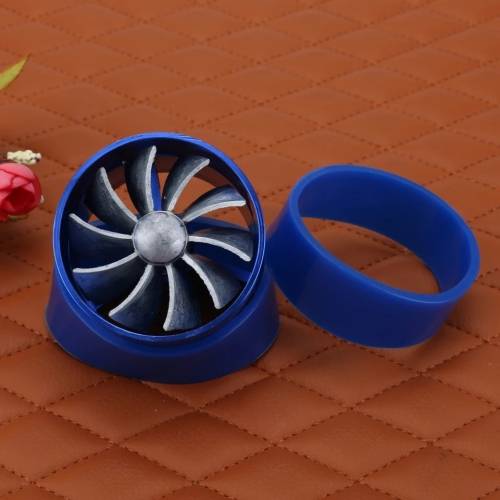 Blue Air Intake Power Launcher  5cm x 6.5cm Single Side Fan