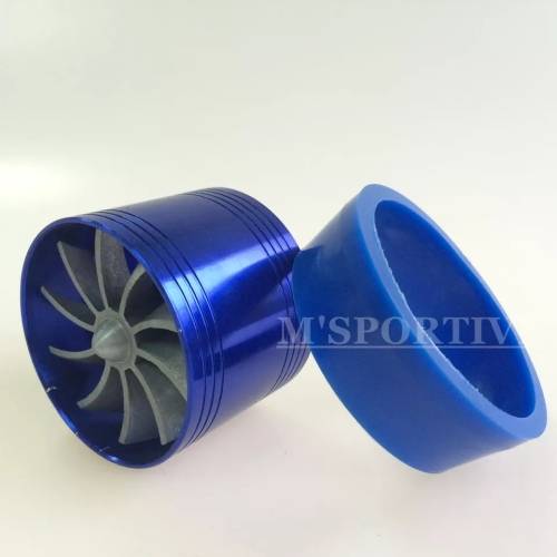 Blue Air Intake Power Launcher  5cm x 6.5cm Single Side Fan