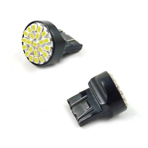 T20 - 22 SMD 1206 Led Car Backup Turning Light White Double Contact