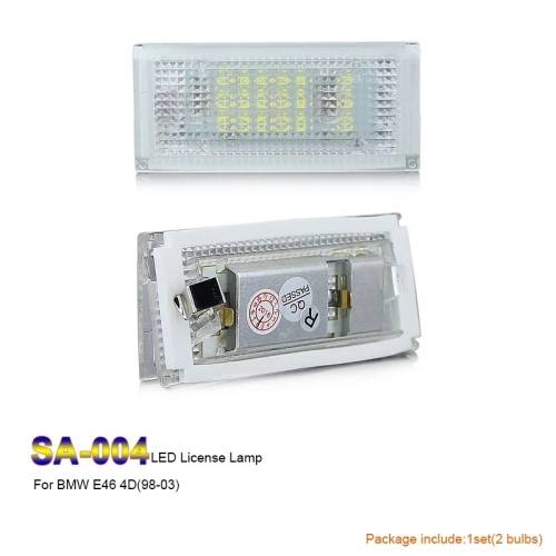 BMW E46 FOUR and FIVE DOOR LED NUMBER PLATE LIGHTS