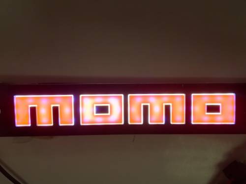 MOMO Flexible COB LED Daytime Running Light DRL Grille Emblem