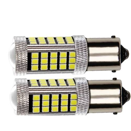 1156 BA15S P21w Car LED Light Bulbs White 2835 66 SMD Reverse/Brake Lights