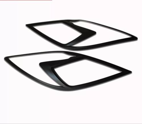 Mazda BT50 2012-2020 Matte Black Headlight Trim Cover Set
