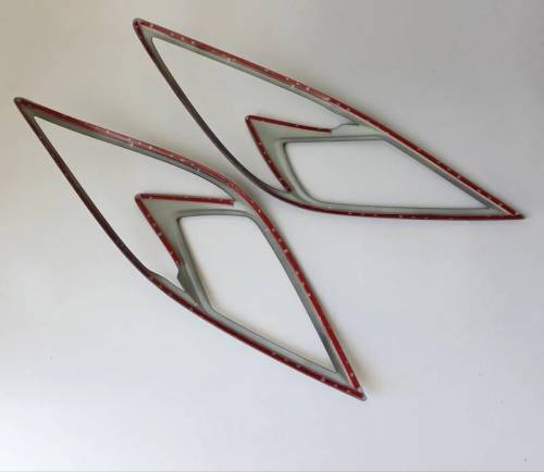 Mazda BT50 2012-2020 Matte Black Headlight Trim Cover Set