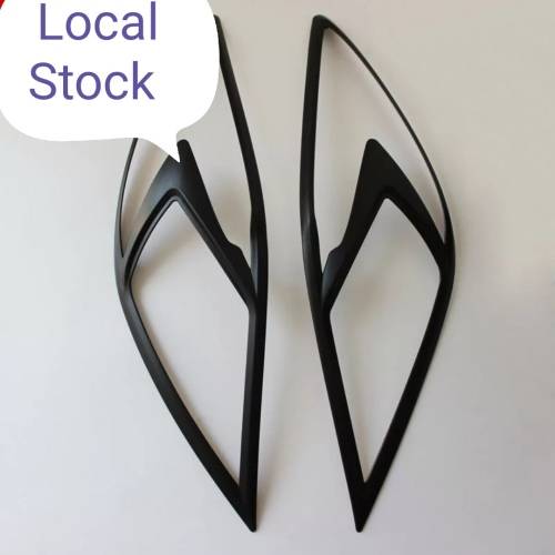 Mazda BT50 2012-2020 Matte Black Headlight Trim Cover Set