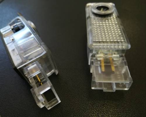 LED 3D Laser Car Door Welcome Light Projector Logo For Porsche Cayenne