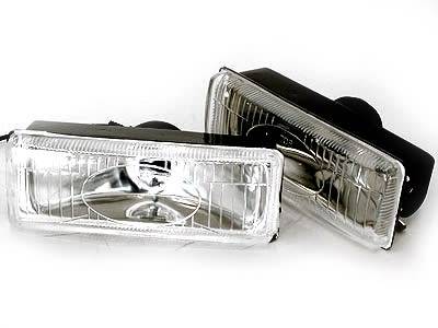 Universal Rectangle Crystal Clear Foglight Set