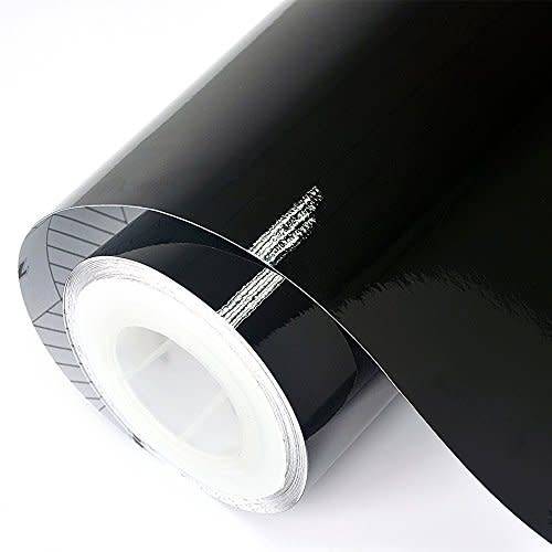 Gloss Black Vinyl Wrap Sheet For Car Van Bike 1.52M x 1M