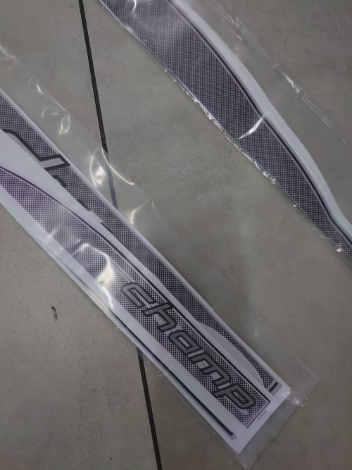 2 x Nissan 1400 Champ Side Skirt Decals Vinyl Sticker