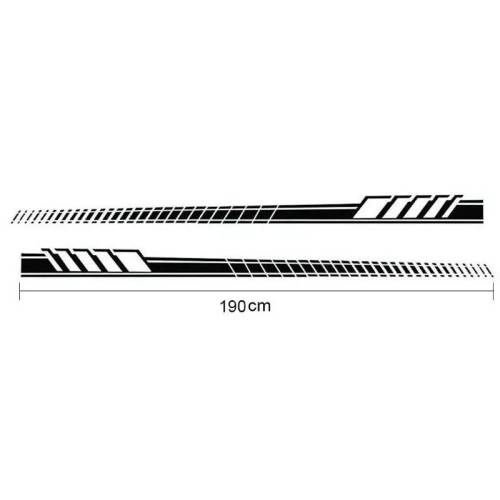 2 x Amg Racing Sport Side Skirt Decals Vinyl Sticker