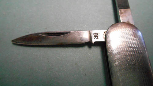 Vintage Emil Olsson Eskilstuna, Fragestra, Rostfri, Pocket knife