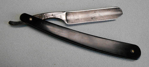 CHRIS JOHNSON & Co STRAIGHT Real Hollow CUT THROAT RAZOR SHEFFIELD