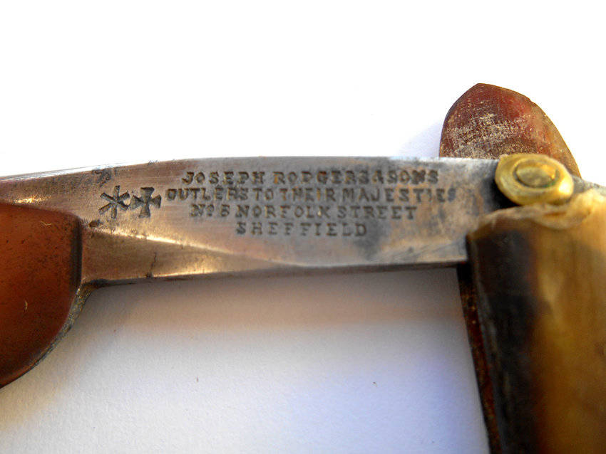 Joseph Rodgers & Sons Razor antique/ vintage No 6 Norfolk Street Sheffield original box
