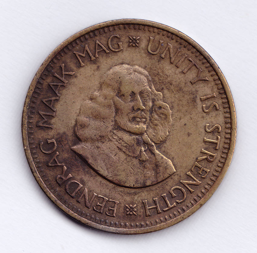 South African Half Cent coin 1962