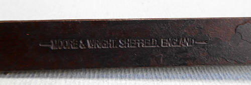 Vintage Moore & Wright Triangular scaper made in England