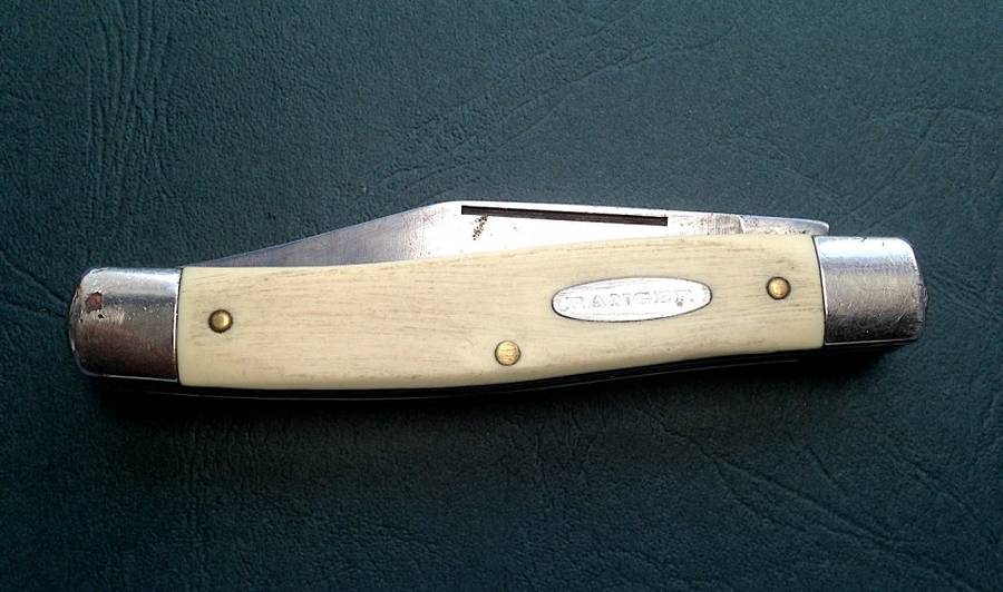 Vintage Ranger Stockman Pocket Knife - Made in the USA