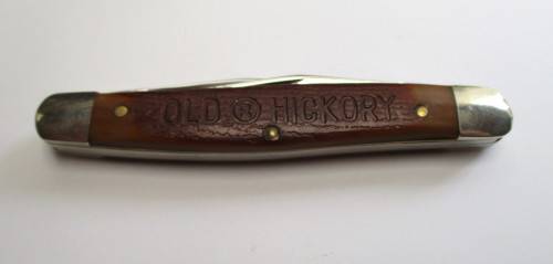 Ontario Knife 615 Old Hickory Muskrat Knife, made in USA, Delrin Scales.