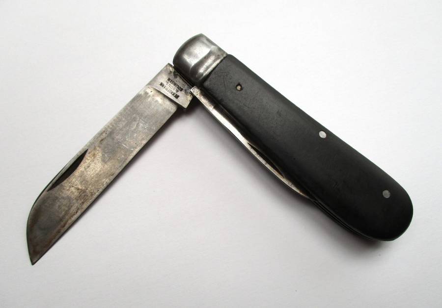 Vintage carbon steel German Jack knife made by H.Y. Kaufmann & Sons, West Germany.