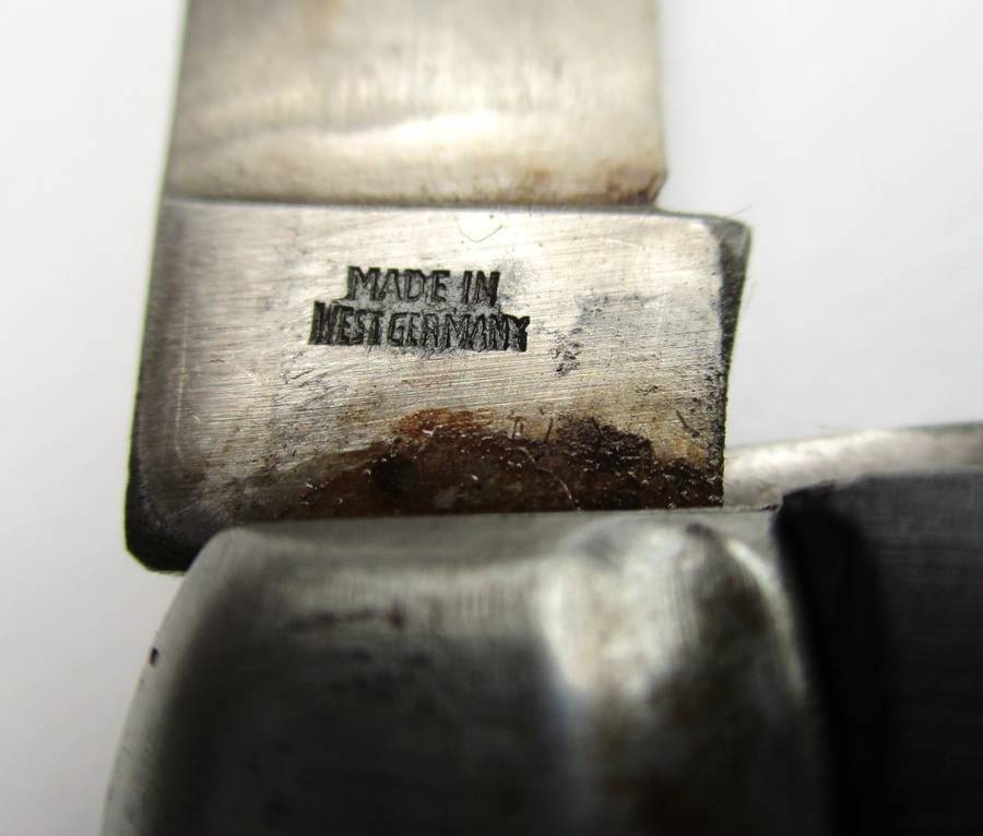 Vintage carbon steel German Jack knife made by H.Y. Kaufmann & Sons, West Germany.