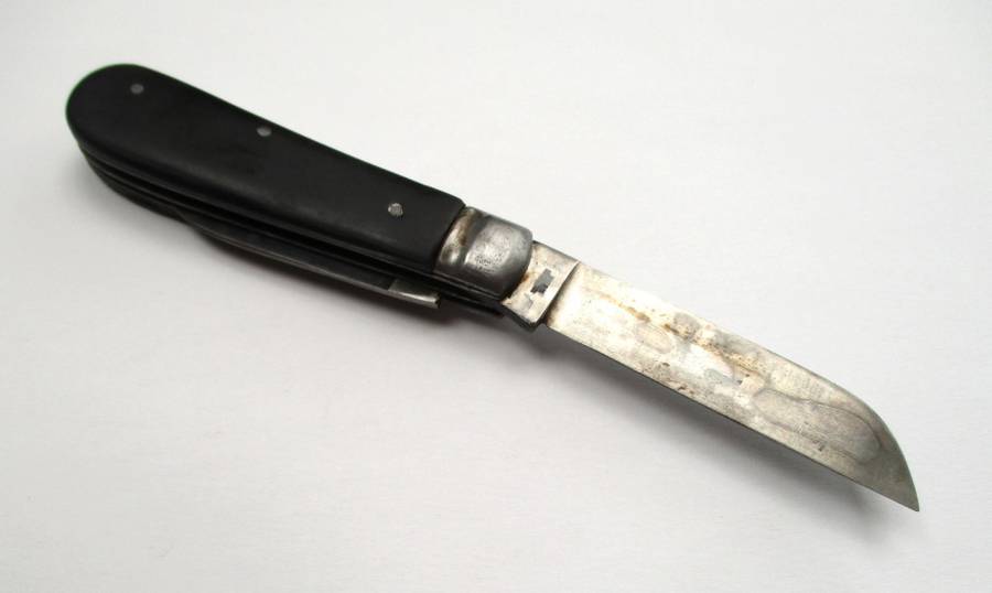 Vintage carbon steel German Jack knife made by H.Y. Kaufmann & Sons, West Germany.