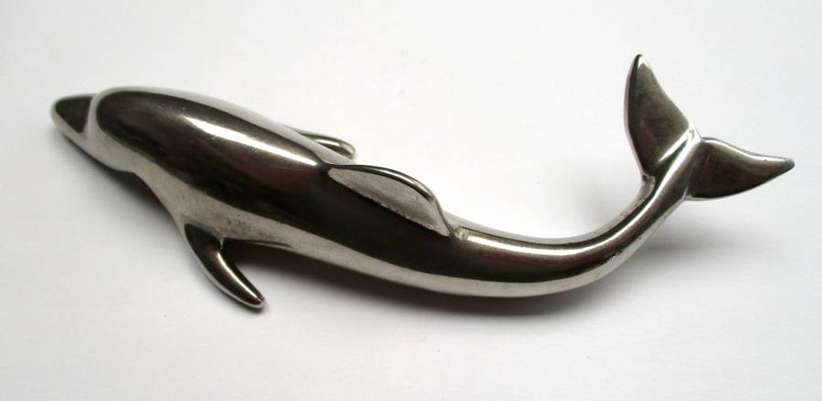 Metal Dolphin shaped Bottle opener