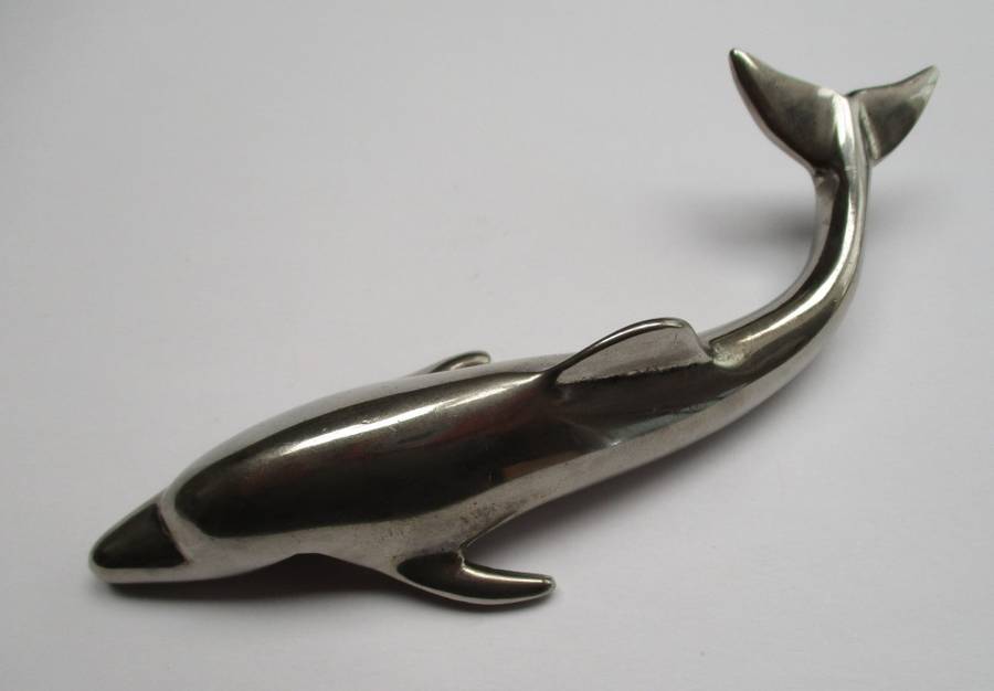 Metal Dolphin shaped Bottle opener