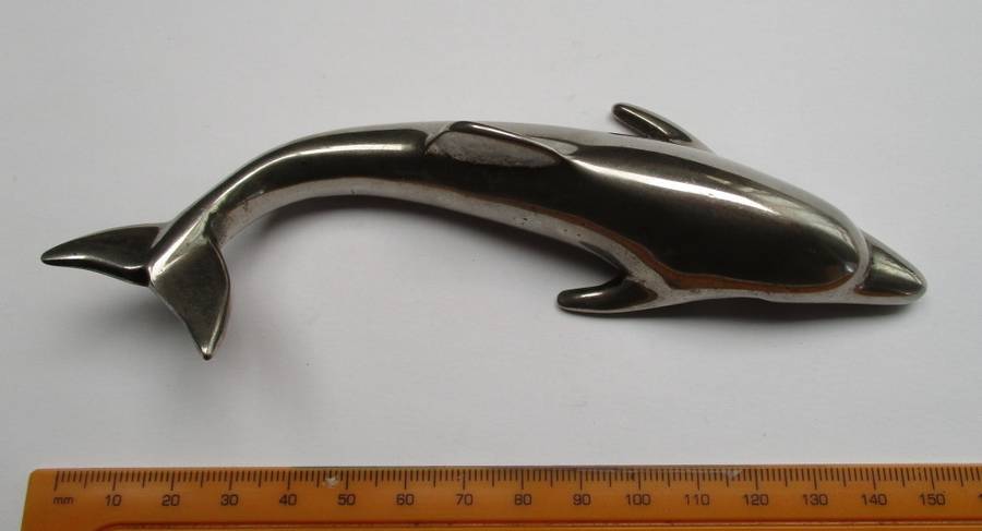 Metal Dolphin shaped Bottle opener