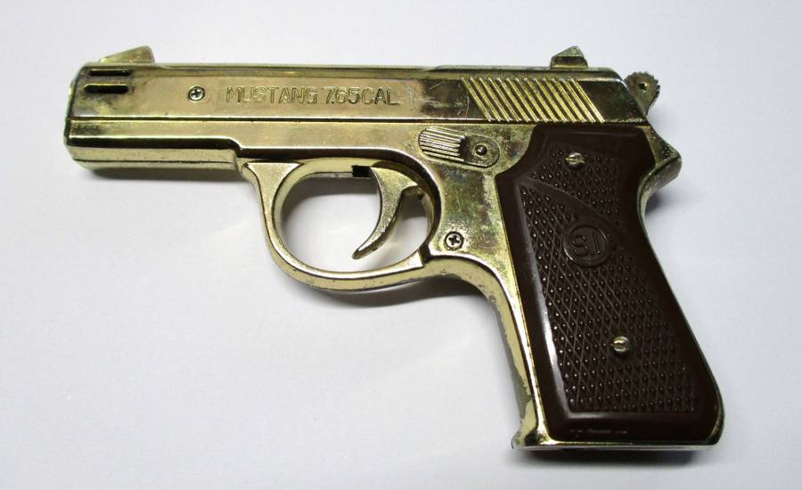 Vintage Mustang 7.65 CAL Pistol / Gun Lighter