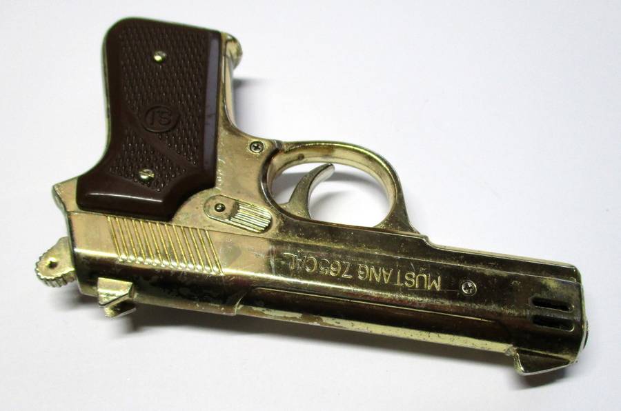 Vintage Mustang 7.65 CAL Pistol / Gun Lighter