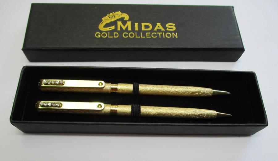 Midas Gold Collection Pen Set - Ballpoint and pencil