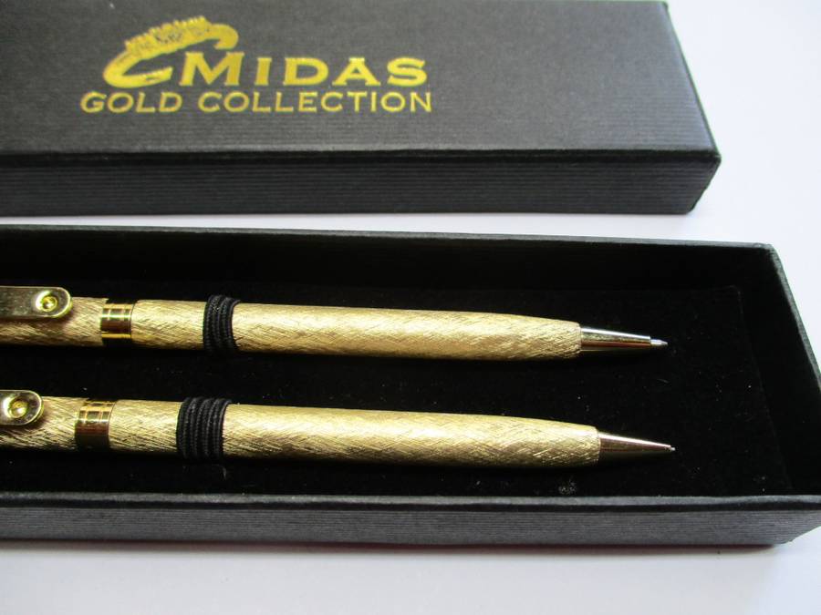 Midas Gold Collection Pen Set - Ballpoint and pencil