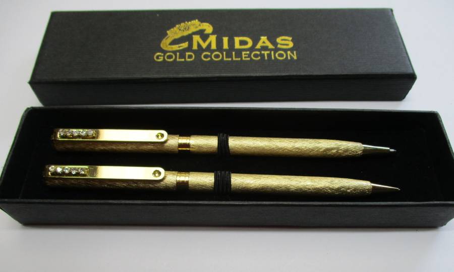 Midas Gold Collection Pen Set - Ballpoint and pencil