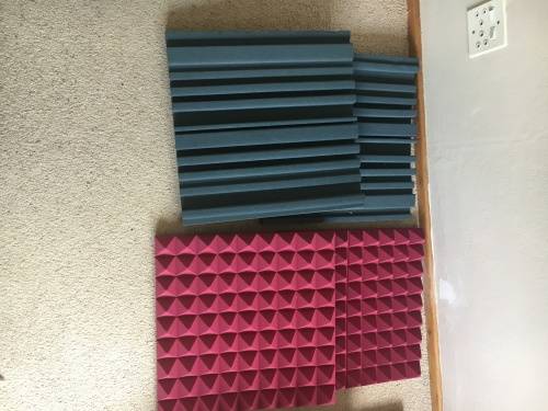 Foamrite Acoustic panels x 8 | Acoustic Treatment | Soundproofing