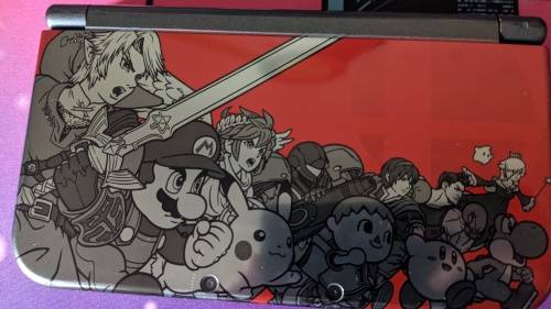 New Nintendo 3DS LL/XL Super Smash Bros Limited Edition Console - Red