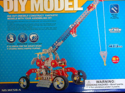 DIY 413pcs building crane *** develop childs engeneering skills ***