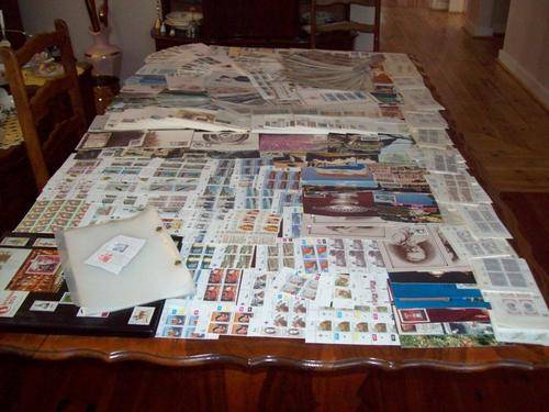 ANOTHER HUGE MINT COLLECTION OF FDC, CONTROL BLOCKS, DATE STAMP CARDS, POST CARDS!!!