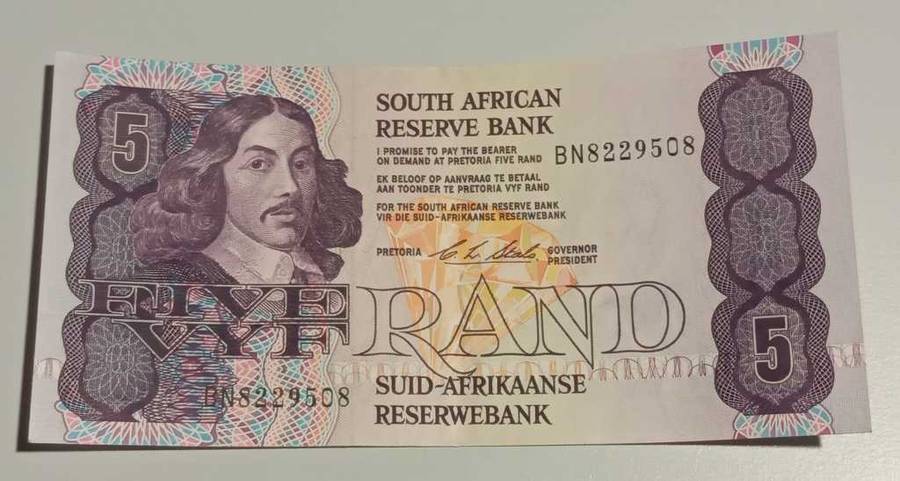 1990 Five Rand Stals