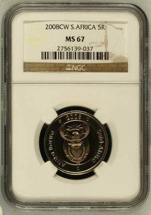 2008 CoinWorld(CW) OomPaul MintMark 5R NGC MS67