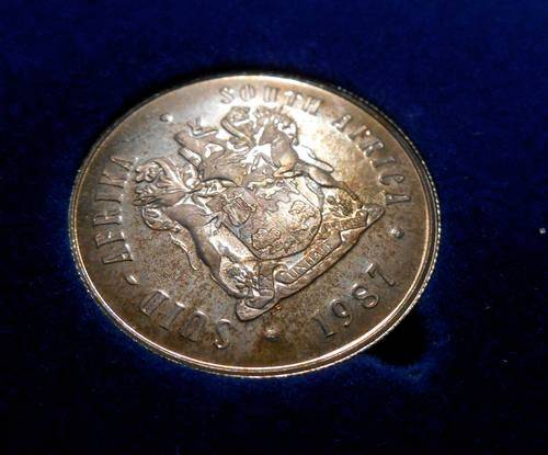 1987 South Africa Silver Rand Proof + SA mint Box#*Crazy Wednesday*#