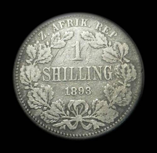 1893 ZAR Kruger Silver 1S (Shilling) #*$ Crazy Wednesday $*#