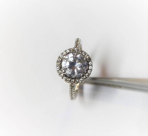 Beautiful Sterling silver, Cubic Zirconia Ring