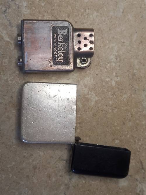WW2 Rare vintage Berkeley windproof lighter Made in USA