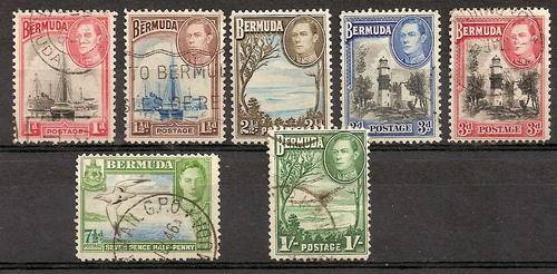BERMUDA STAMPS UP TO 1/- USED