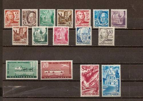 WURTTEMBERG STAMPS USED