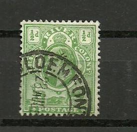 ORANGE RIVER COLONY 1/2d STAMP USED