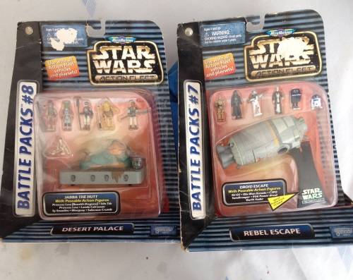Micro machines1996 Starwars Action Fleet #7 & #8