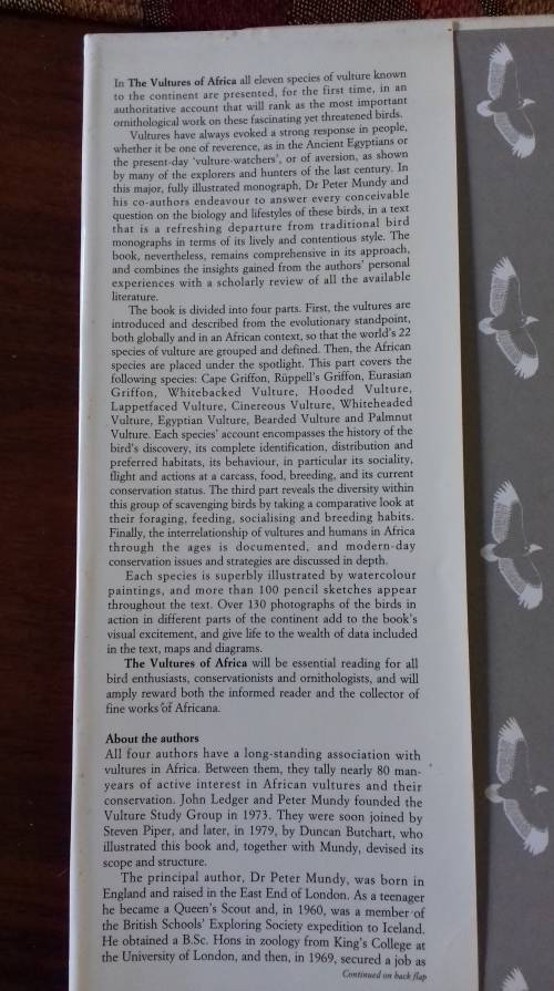 The Vultures of Africa